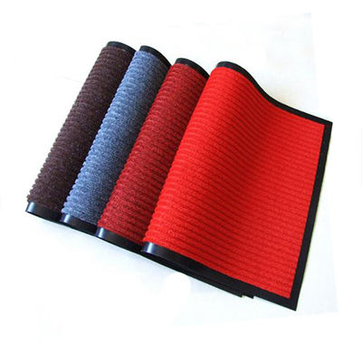 품질  Non Slip Washable PVC Backing Customized Polyester Entrance Pile Rubbed Door Mat For Kitchen Living Room 공장